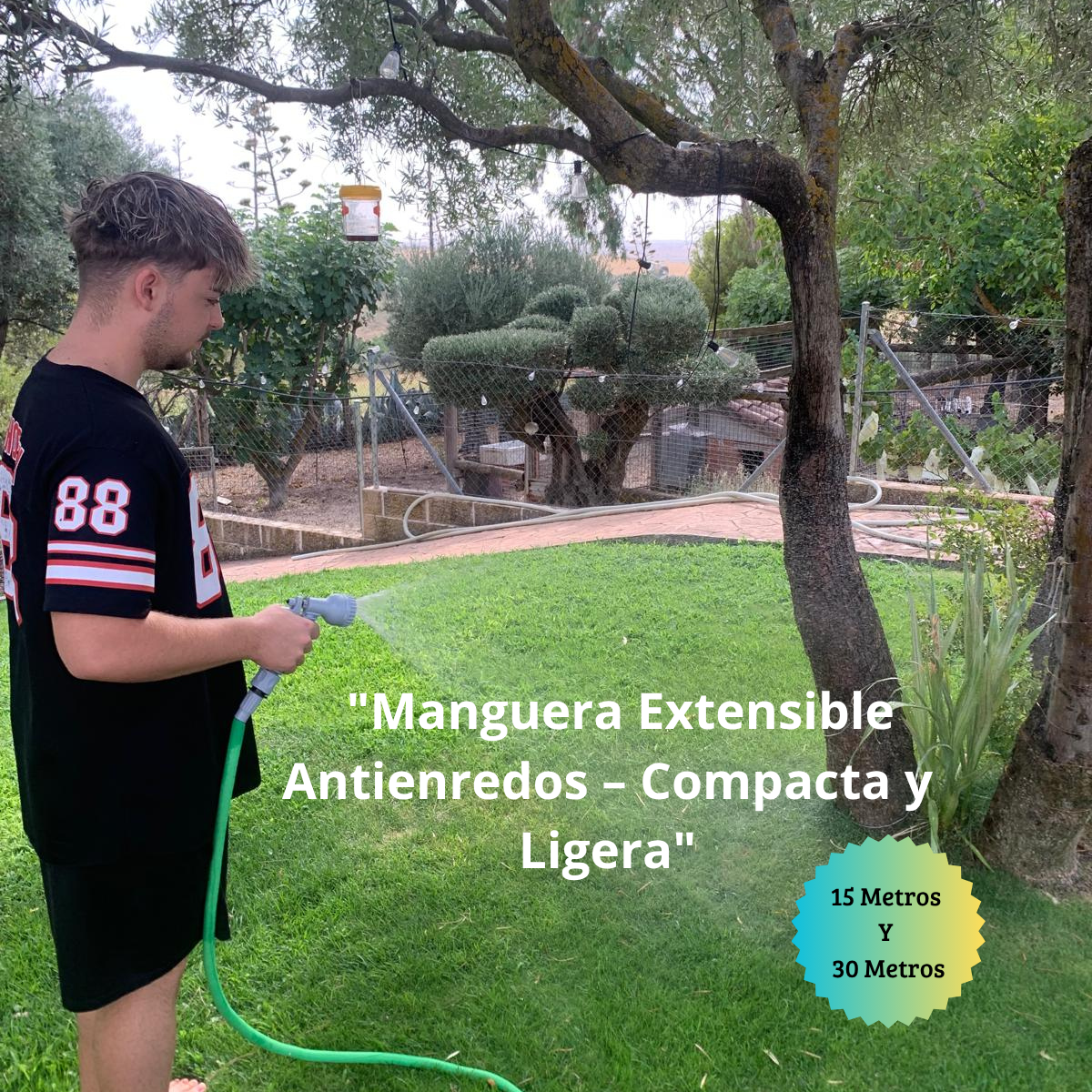 Manguera de Jardín Extensible Hoostend 15 m y 30 m