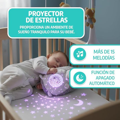 Nubierizo Peluche con sonido relajante y Proyector Quitamiedos