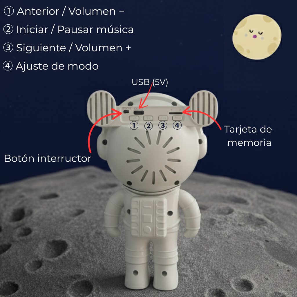 Proyector Galáctico 🪐AstroDream