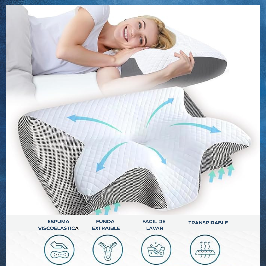 ALMOHADA CERVICAL + BOLSA DE AGUA CALIENTE RECARGABLE🎁 Regalo especial