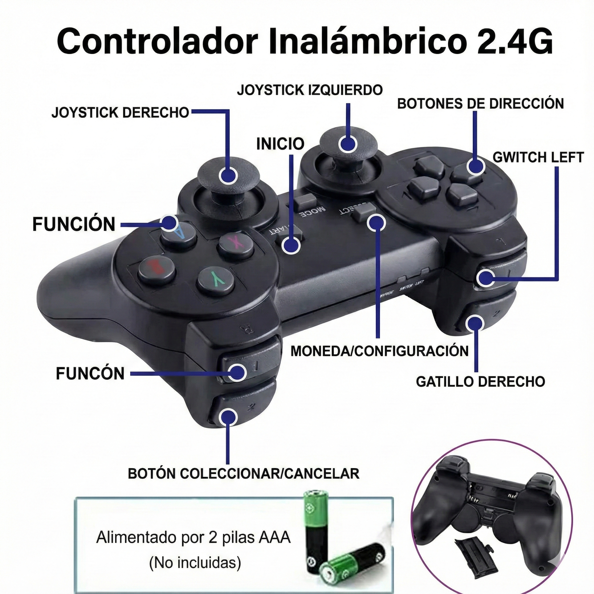 Consola Retro Arcade 4K+ 2 🎮MANDOS INALÁMBRICOS + 10.000 JUEGOS🎁