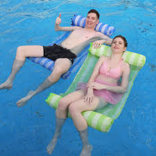 GO FLOTA HAMACA HINCHABLE PARA PISCINA Y PLAYA 2X1